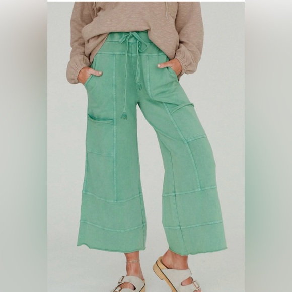 Easel Los Angeles Pants - Lucky One Wide Leg Pants | Three Birds Nest | Easel LA